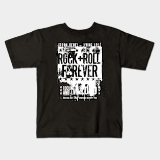 Rock and roll forever Kids T-Shirt